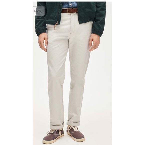 J. Crew Factory Other - J.Crew Broken-In Straight Chino Pants Mens‎ 36x30 Gray Cotton Twill Trousers